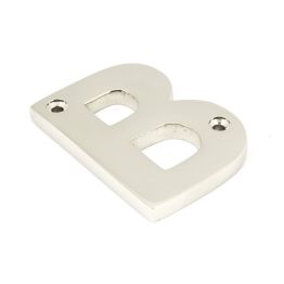 Polished Nickel Letter B