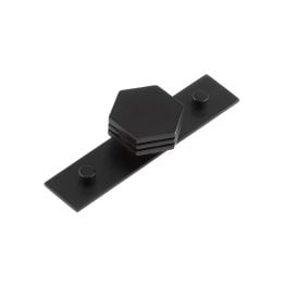 Nile Cupboard Knobs 40mm Plain Matt Black - By Frelan Hardware - HOX-340MB-5090MB