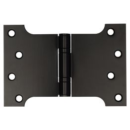 102x152x3mm Matt Black Parliament Ball Bearing Hinge - By Frelan Hardware - J9469MB