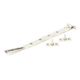 Polished Nickel 10" Hammered Newbury Stay