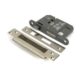 Polished Nickel 3" 5 Lever BS Sash Lock
