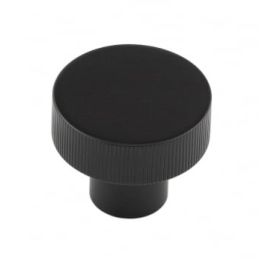 Thaxted Cupboard Knobs 30mm Black - By Frelan Hardware - HOX230MB