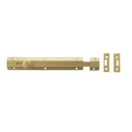 Atlantic Solid Brass Surface Door Bolt 8" - Satin Brass