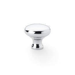 Alexander & Wilks - Wade Round Cupboard Knob - Polished Chrome - 32mm