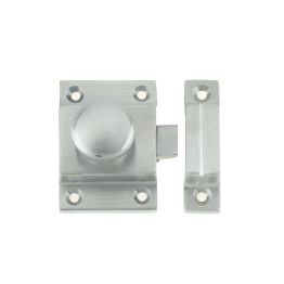 Jedo Cabinet Catch 56x36mm Satin Chrome - By Frelan Hardware - JV360SC