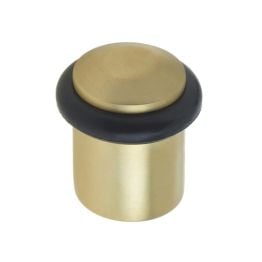 Burlington Chamfered Door Stops Satin Brass - By Frelan Hardware - BUR961SB