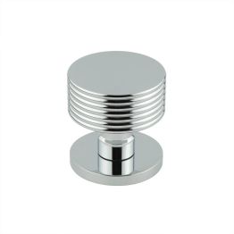 Ribbon Polished Chrome Mortice Knob - By Frelan Hardware - JV802PC