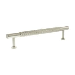 Millhouse Brass Eiffel Knurled T-Bar Cabinet Pull Handle 160mm - Satin Nickel