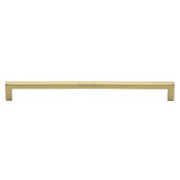 Heritage Brass Cabinet Pull City Design 256mm CTC Polished Brass Finish