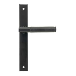 Black Brompton Slimline Lever Espag. Latch Set