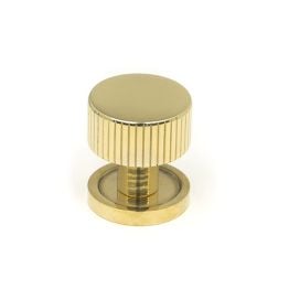 Polished Brass Judd Cabinet Knob - 25mm (Plain)
