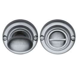 Heritage Brass Thumbturn & Emergency Release Satin Chrome finish