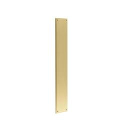 Burlington Finger Plate 450 X 75mm Satin Brass - By Frelan Hardware - BUR778SB