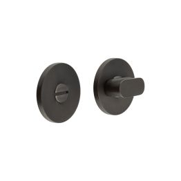 CR-801 Dark Bronze Thumb Turn & Lock Round Rose - By Frelan Hardware - CR-801A7DB