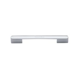 Heritage Brass Cabinet Pull Bridge Design 96mm CTC Polished Chrome Finish