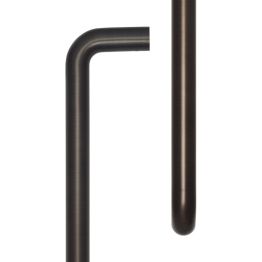 CRES 425mm Face Fix Dark Bronze D Shape Pull Handle - By Frelan Hardware - CRES3002DBFF