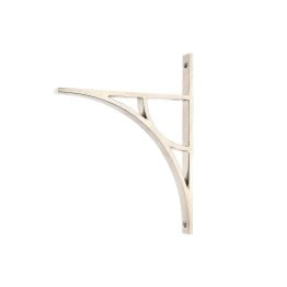 Polished Nickel Tyne Shelf Bracket (260mm x 200mm)