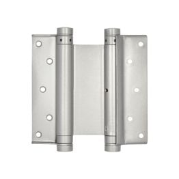 Double Action Steel Spring Hinges 175mm Grey - By Frelan Hardware - HG3005-7GY