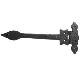 Antique Gate Hinges 300mm Black - By Frelan Hardware - JAB660