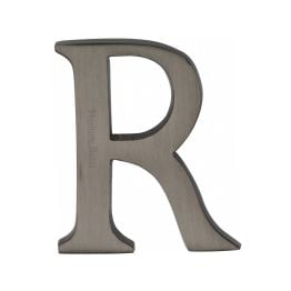 Heritage Brass Alphabet R Pin Fix 51mm (2") Matt Bronze Finish