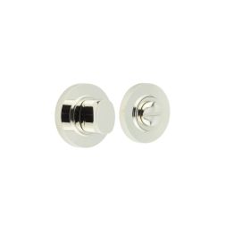 Burlington Turns & Releases Inner 3 Knurled Rose Polished Nickel - By Frelan Hardware - BUR-81PN-55PN