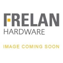Jedo Kontrax Bathroom locks with Square Forend & Radiused Strike Plate 76mm Black - By Frelan Hardware - JL460BL