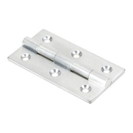 Satin Chrome 2.5" Butt Hinge (pair)