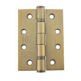 Atlantic Ball Bearing Hinges Grade 13 Fire Rated 4" x 3" x 3mm - Satin Brass (Pair)