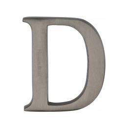 Heritage Brass Alphabet D Pin Fix 51mm (2") Matt Bronze Finish