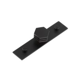 Nile Cupboard Knobs 30mm Plain Matt Black - By Frelan Hardware - HOX-330MB-5090MB