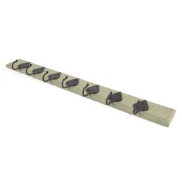 Olive Green Cottage Coat Rack