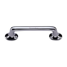 Heritage Brass Cabinet Pull Traditional Design 203mm CTC Polished Chrome Finish