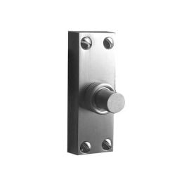 Jedo Bell Pushes 80x30mm Satin Chrome - By Frelan Hardware - JV18SC