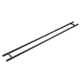 Three One Six Guardsman Pull Handles 1800x32x1600mm Back to Back Black - By Frelan Hardware - JMB521D