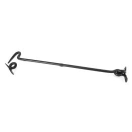 Black 18" Forged Cabin Hook