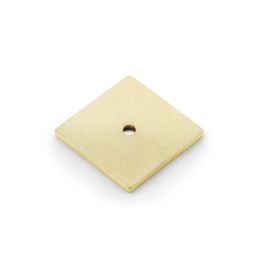 Alexander & Wilks - Quantock Square Backplate - Satin Brass PVD