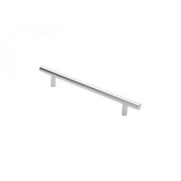 Steel T-Bar Handle 160mm - Polished Chrome