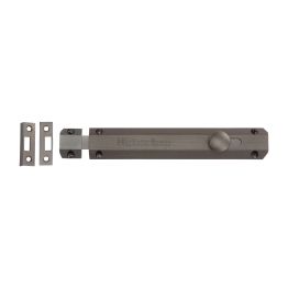 Heritage Brass Door Bolt Flat 8" Matt Bronze finish