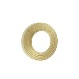 Burlington Reeded Outer Roses Satin Brass - By Frelan Hardware - BUR53SB