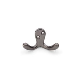 Alexander & Wilks - Victorian Double Robe Hook - Dark Bronze