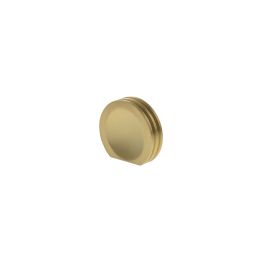 Millhouse Brass Battersea Linear Finger Pull Cabinet Knob Handle - Satin Brass