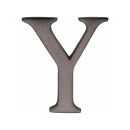 Heritage Brass Alphabet Y Pin Fix 51mm (2") Matt Bronze Finish