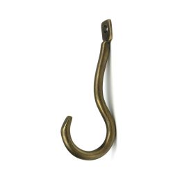 Burnished Brass Anchor Coat Hook