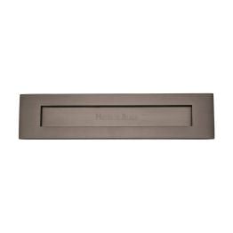 Heritage Brass Letterplate 13" x 3" Matt Bronze finish