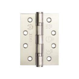 Certifire Stainless Steel Grade 13 Ball Bearing Hinges 102x76x3mm Satin Stainless Steel - By Frelan Hardware - J9500SSS