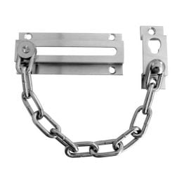 Jedo Security Door Chains 200mm Satin Chrome - By Frelan Hardware - J3001SC