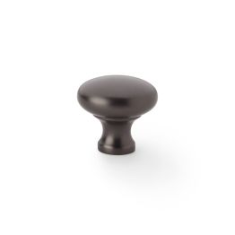 Alexander & Wilks - Wade Round Cupboard Knob - Dark Bronze - 32mm