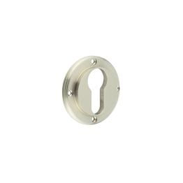 Burlington Euro Profile Escutcheons No Rose Satin Nickel - By Frelan Hardware - BUR61SN