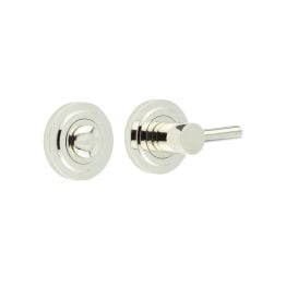 Burlington Easy Turn & Release Stepped Rose Polished Nickel - By Frelan Hardware - BUR-82PN-52PN