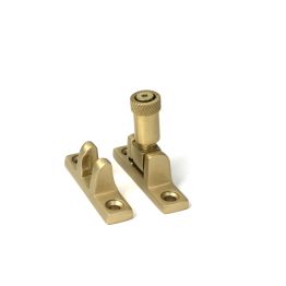 Satin Brass Brompton Brighton Fastener - Narrow (Square)